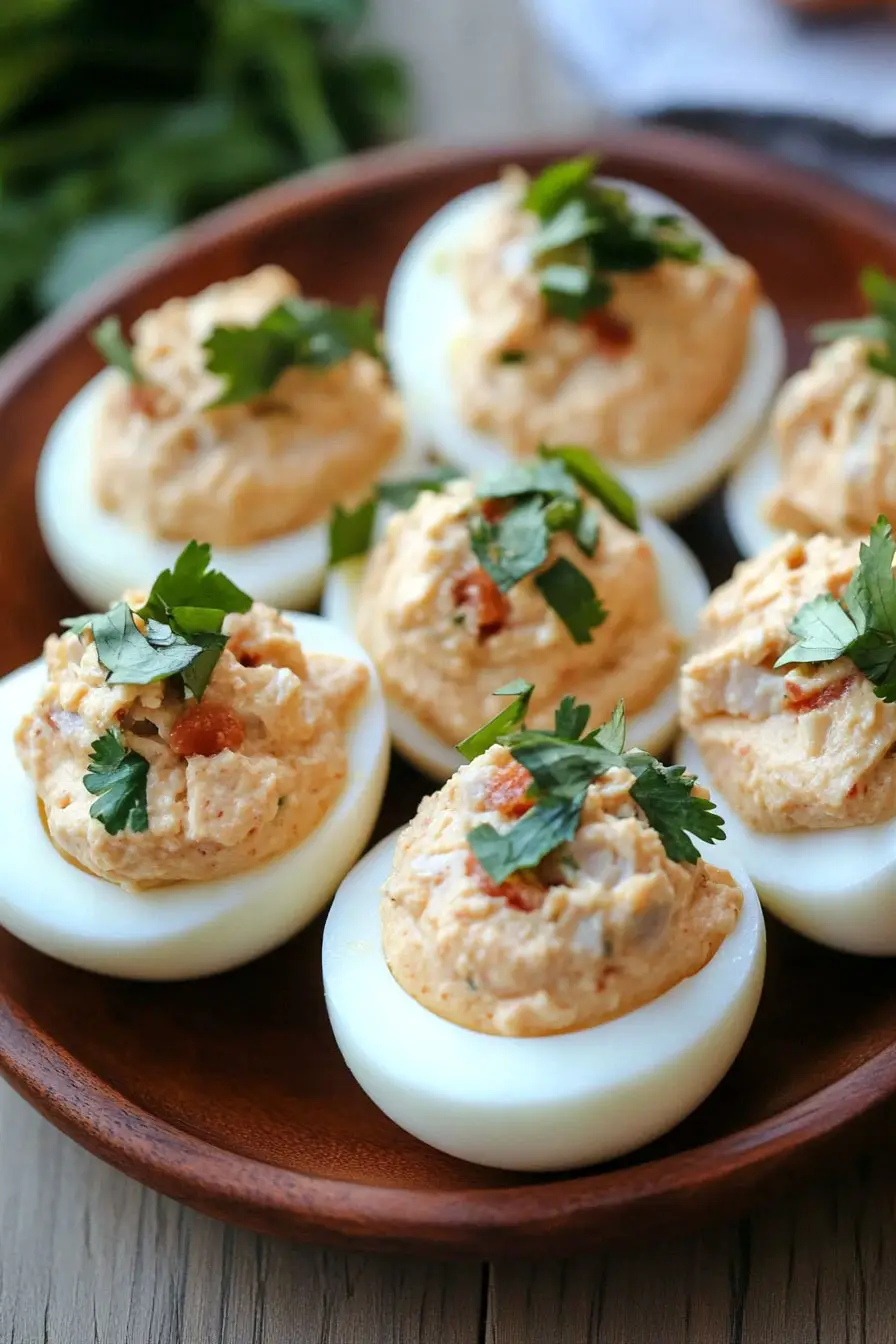 Easy Turkey Deviled Eggs