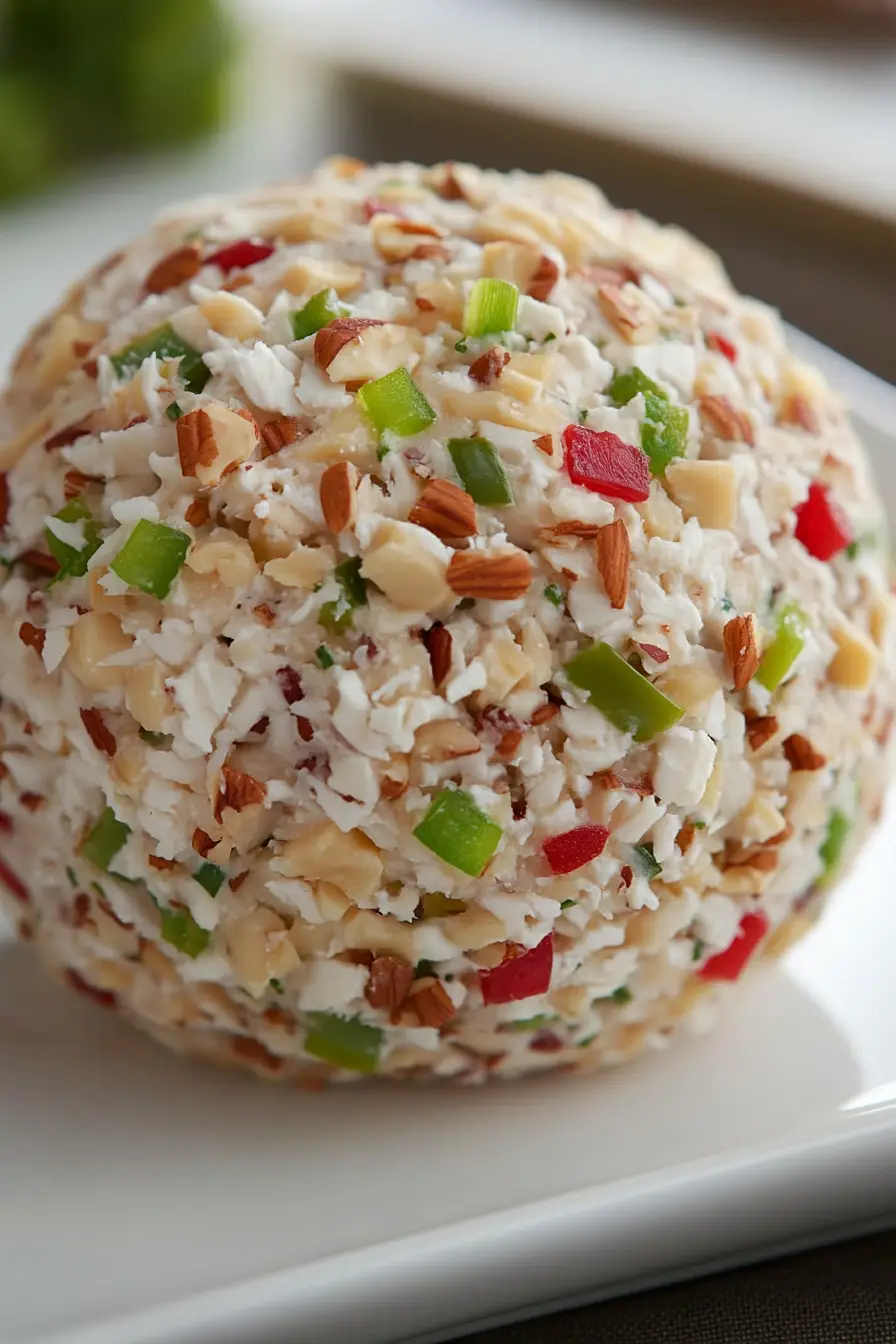 Healthy Christmas Cheese Balls