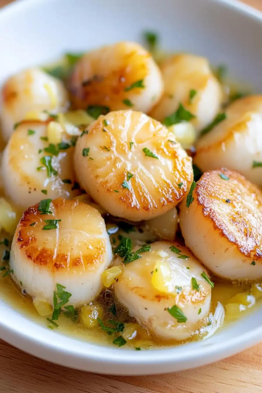 Perfect Dairy Free Pan Seared Scallops