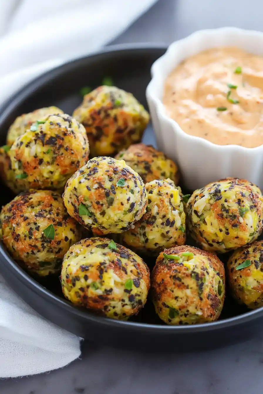 Juicy Low Carb Broccoli Cheese Balls