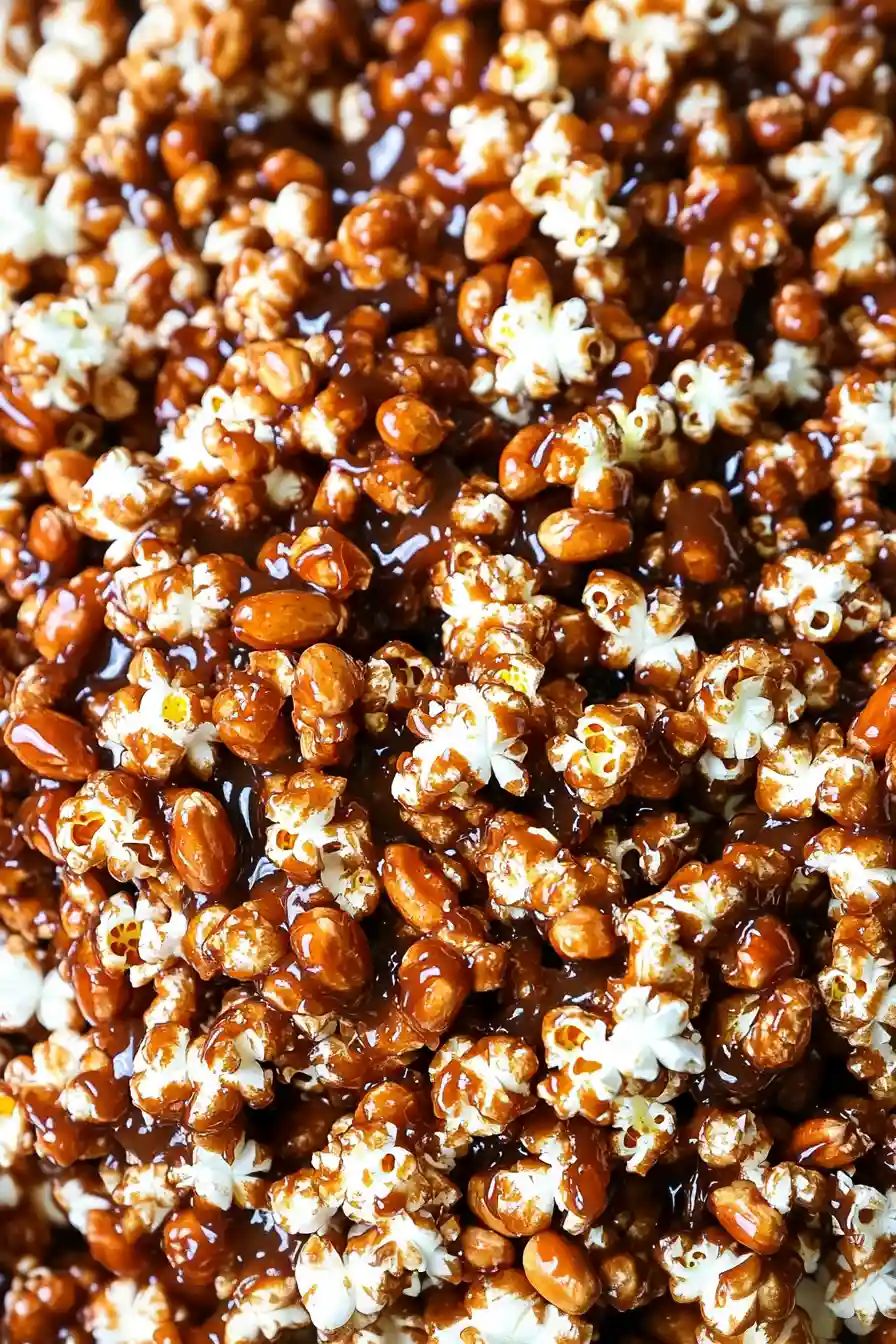 Savory Molasses Caramel Corn
