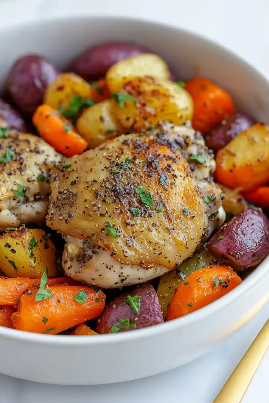 Delicious Roasted Chicken and Vegetables