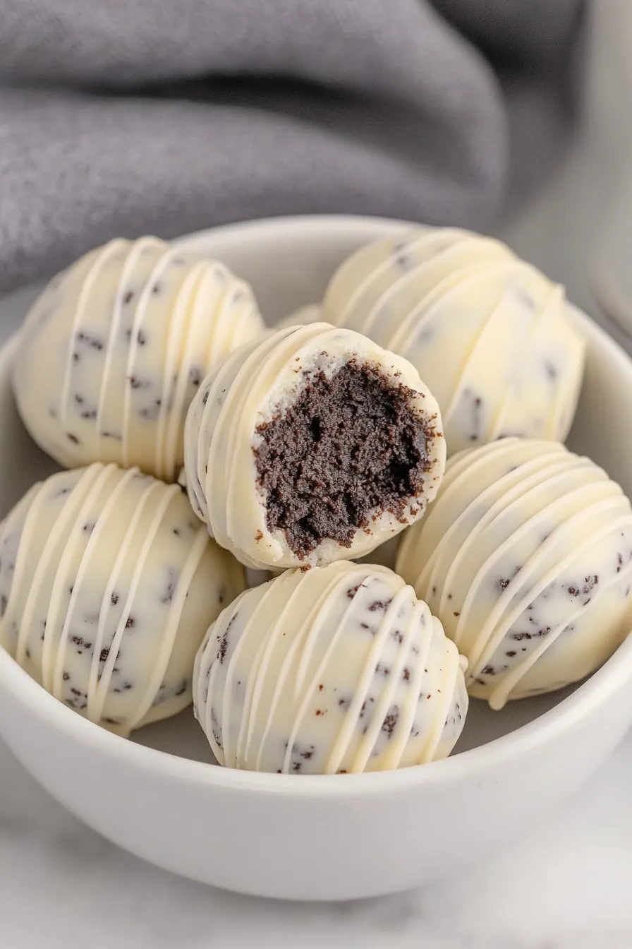 Quick Oreo Balls with Cream Cheese