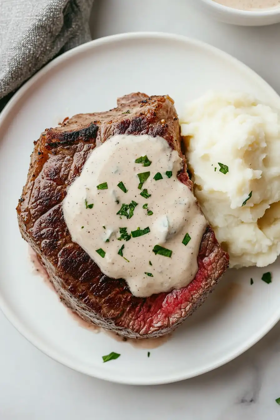 Grilled Filet Mignon with Horseradish Sauce