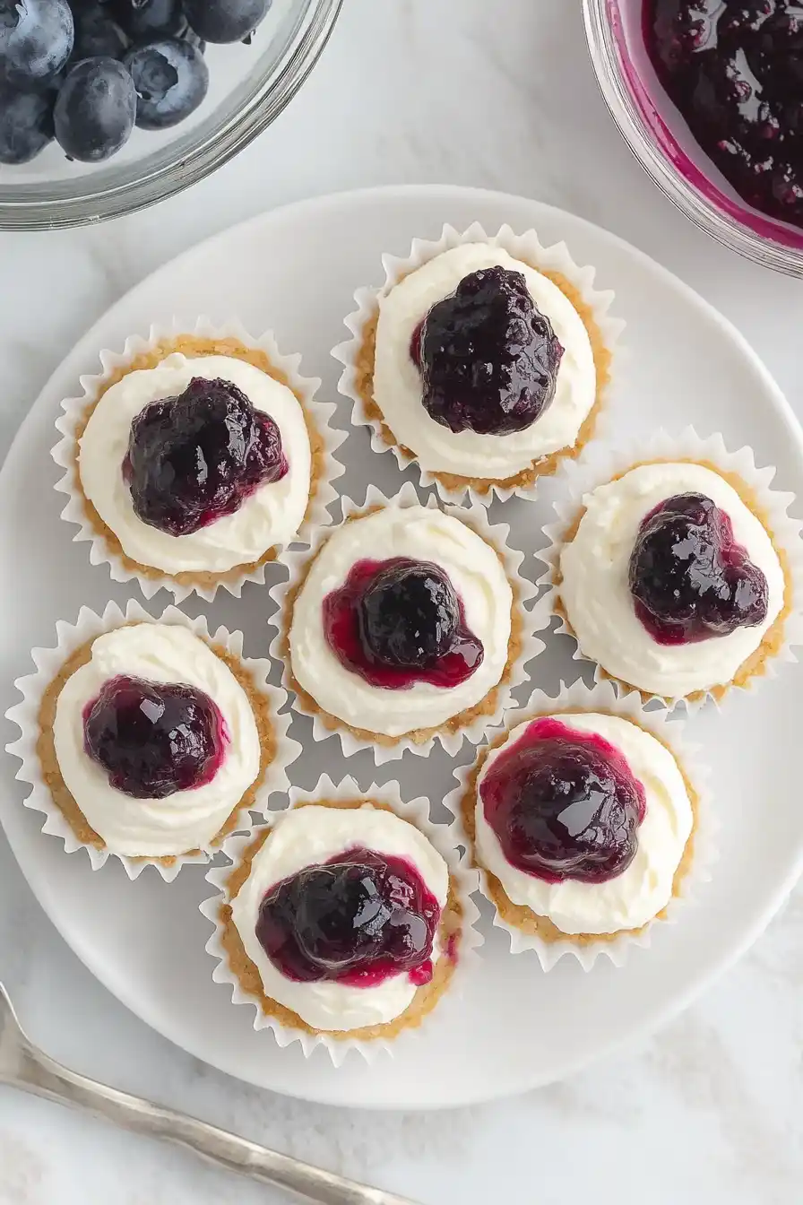 Tasty No Bake Mini Cheesecakes