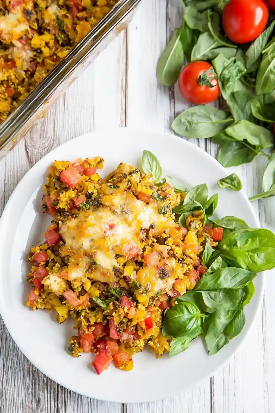 Delicious Bruschetta Chicken Bake