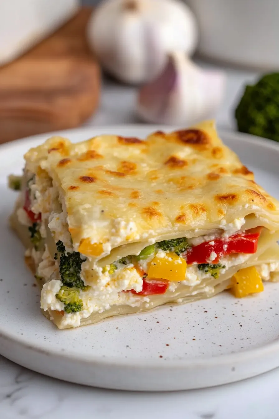Creamy Copycat Stouffer's Vegetable Lasagna Recipe