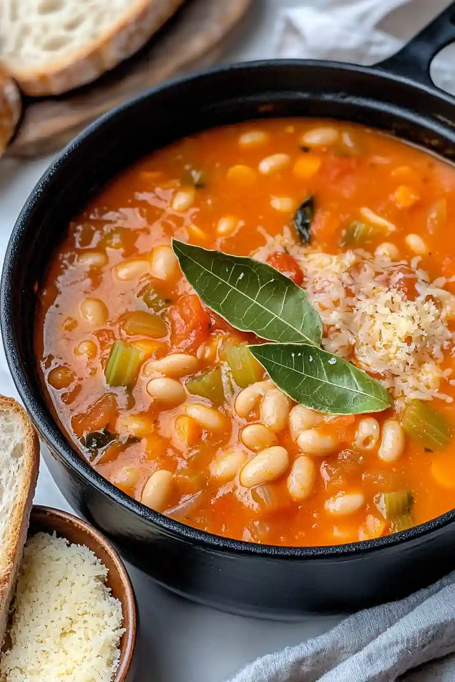 Low-Calorie Healthy Pasta e Fagioli