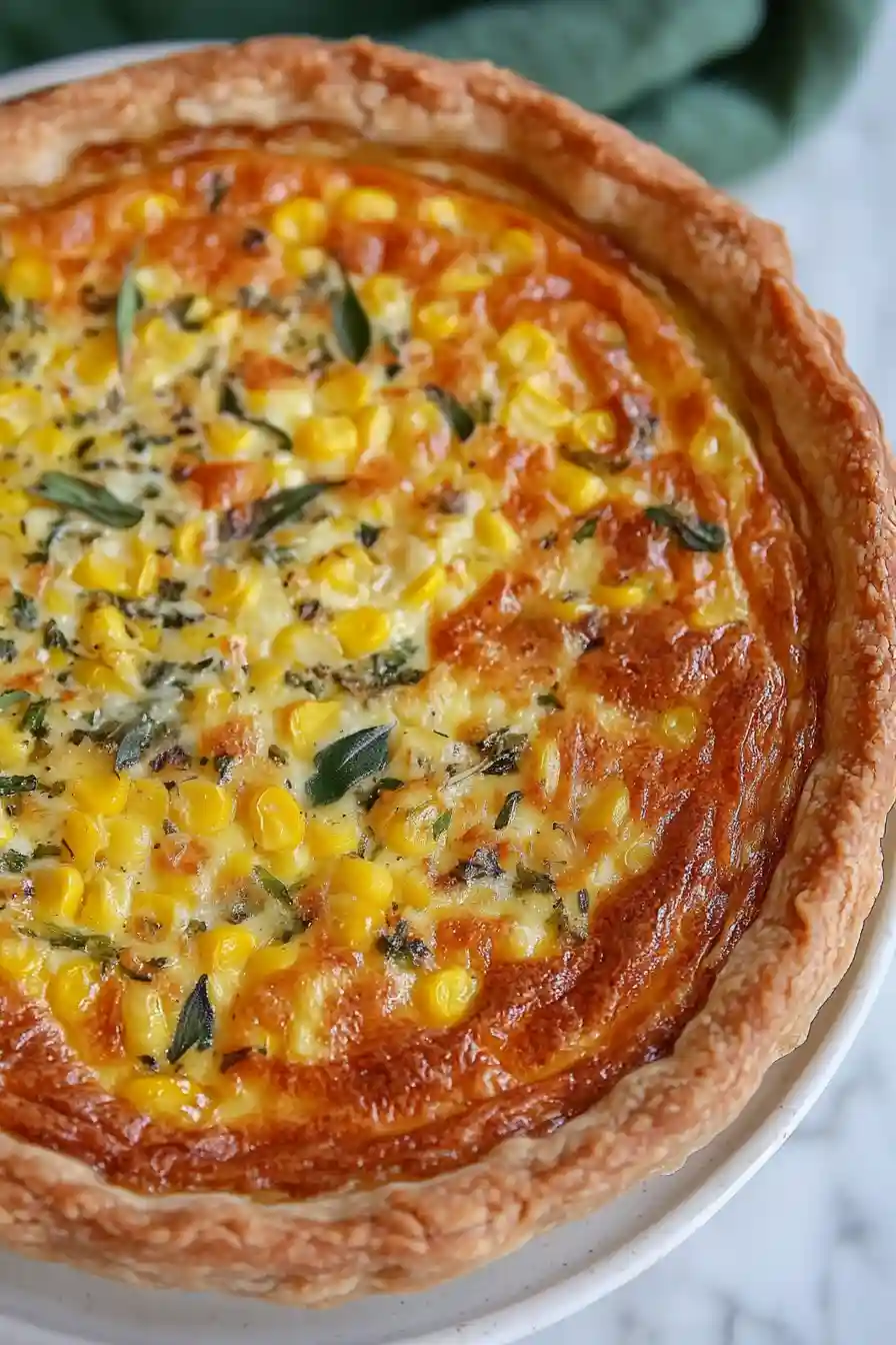 Healthy Corn Quiche