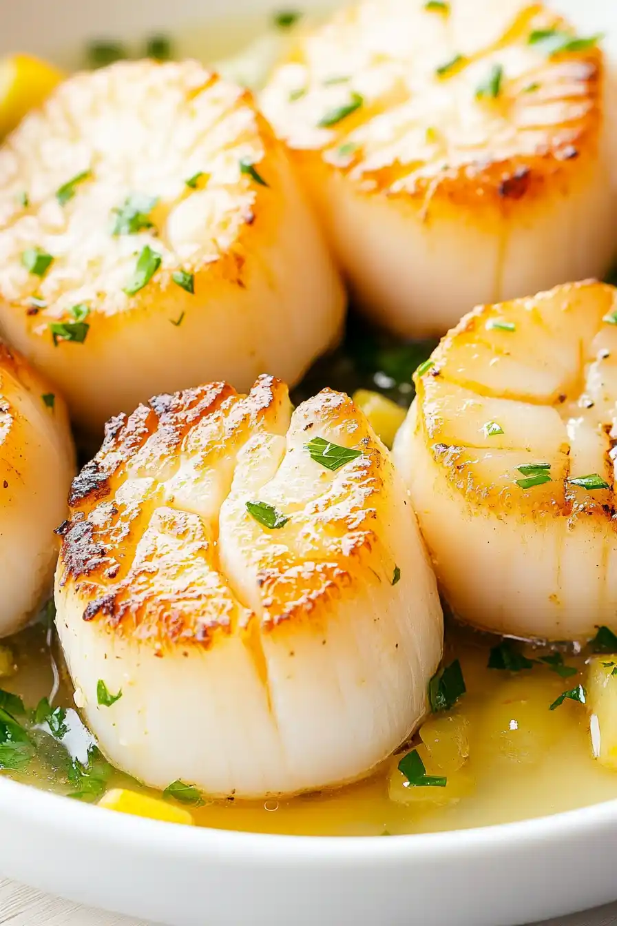Perfect Dairy Free Pan Seared Scallops