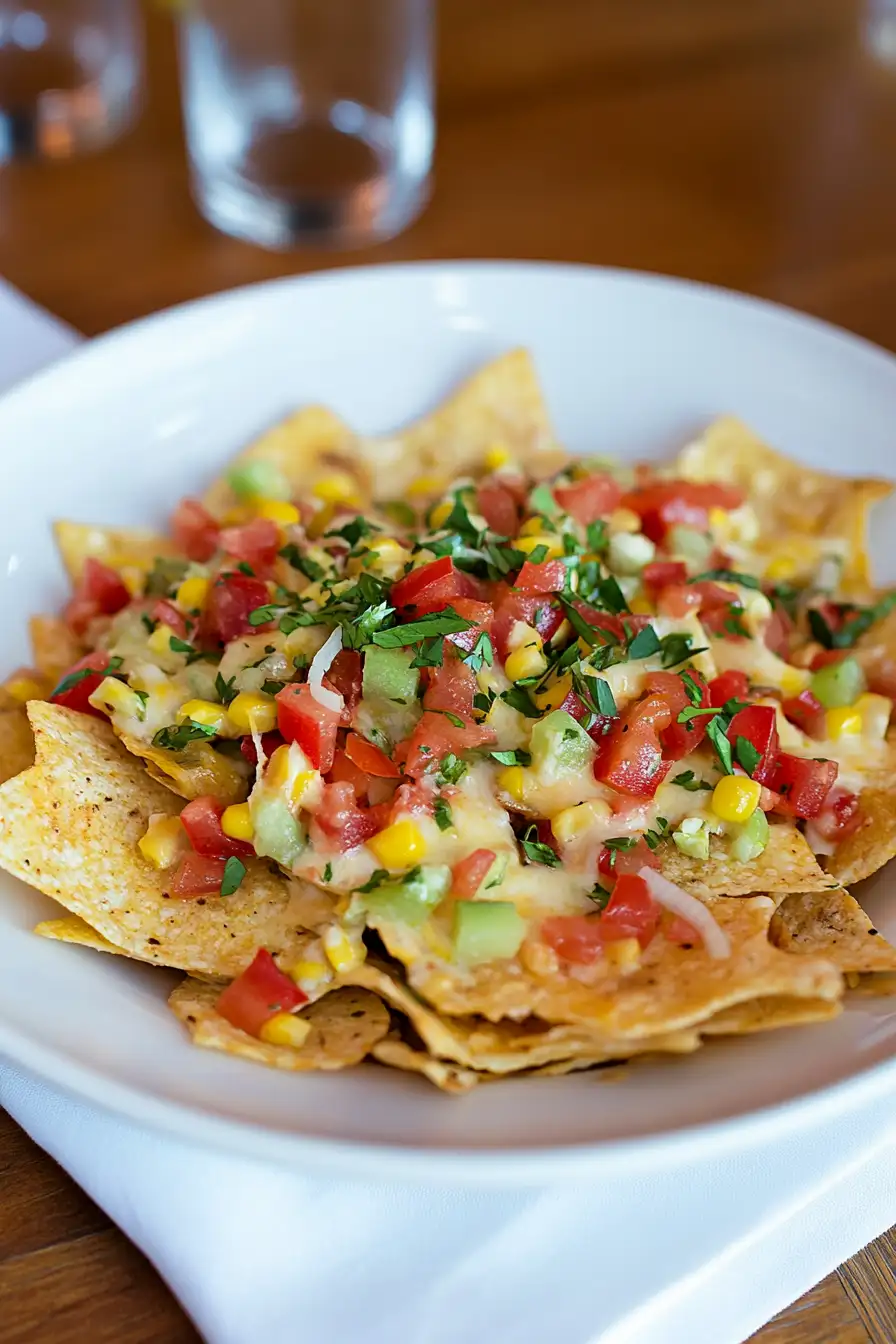 Crunchy Nachos with Salsa