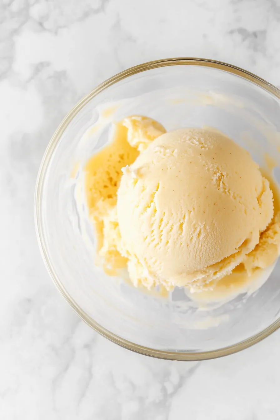 Velvety Egg Yolk Vanilla Ice Cream