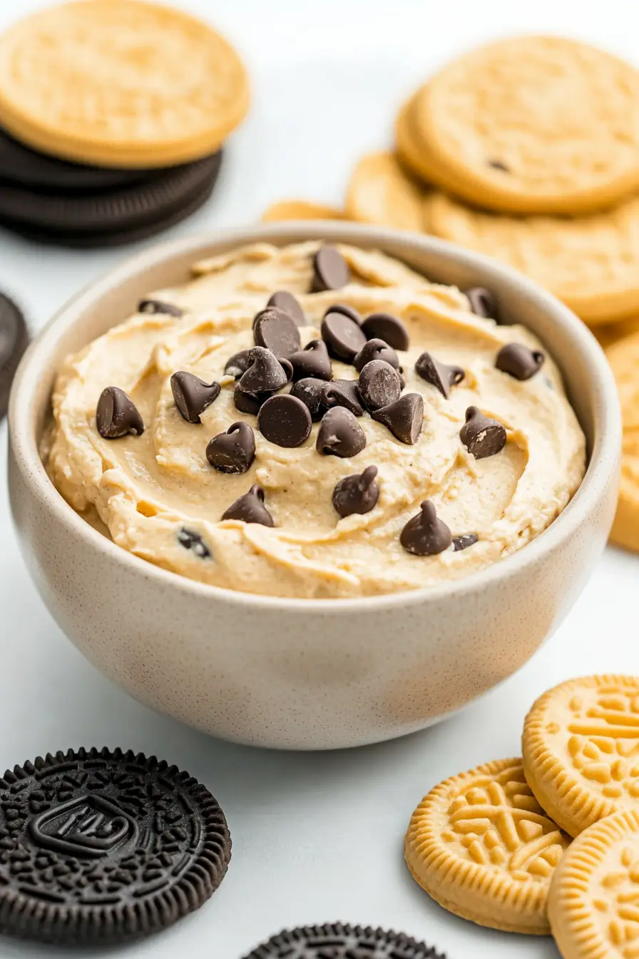 Decadent Edible Chocolate Chip Cookie Dough Dip