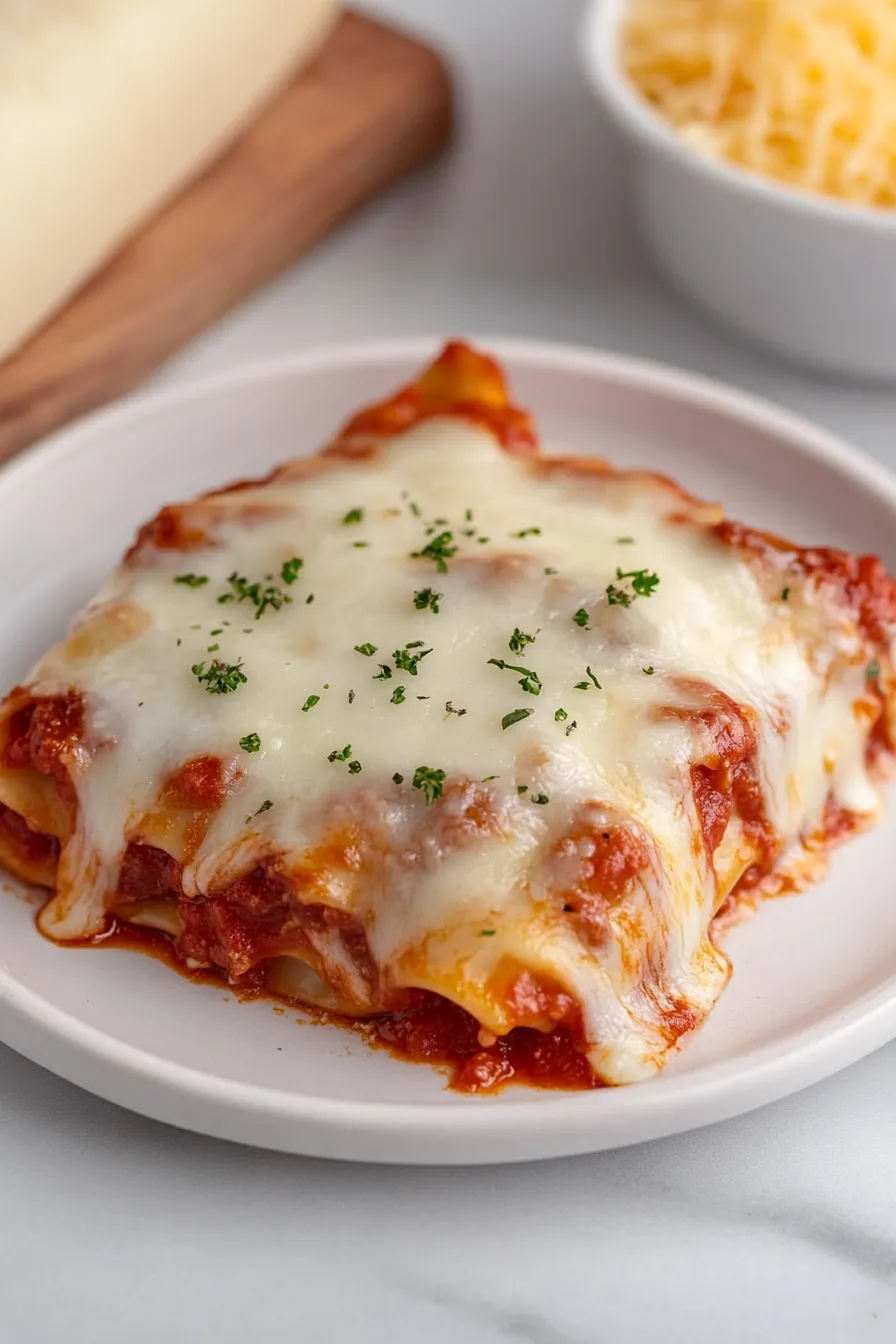 Healthy Vegetable Lasagna for One
