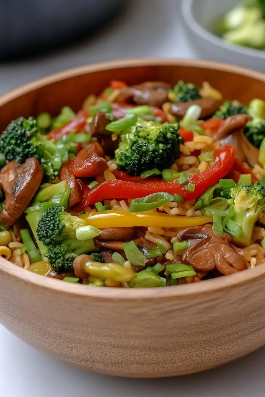 Savory Chinese Vegetable Stir Fry
