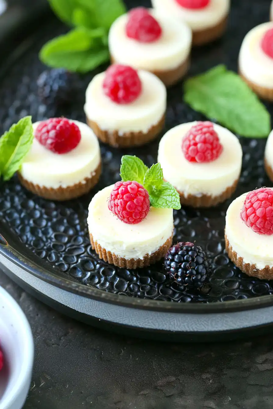 Delicious Mini Cheesecakes with Greek Yogurt
