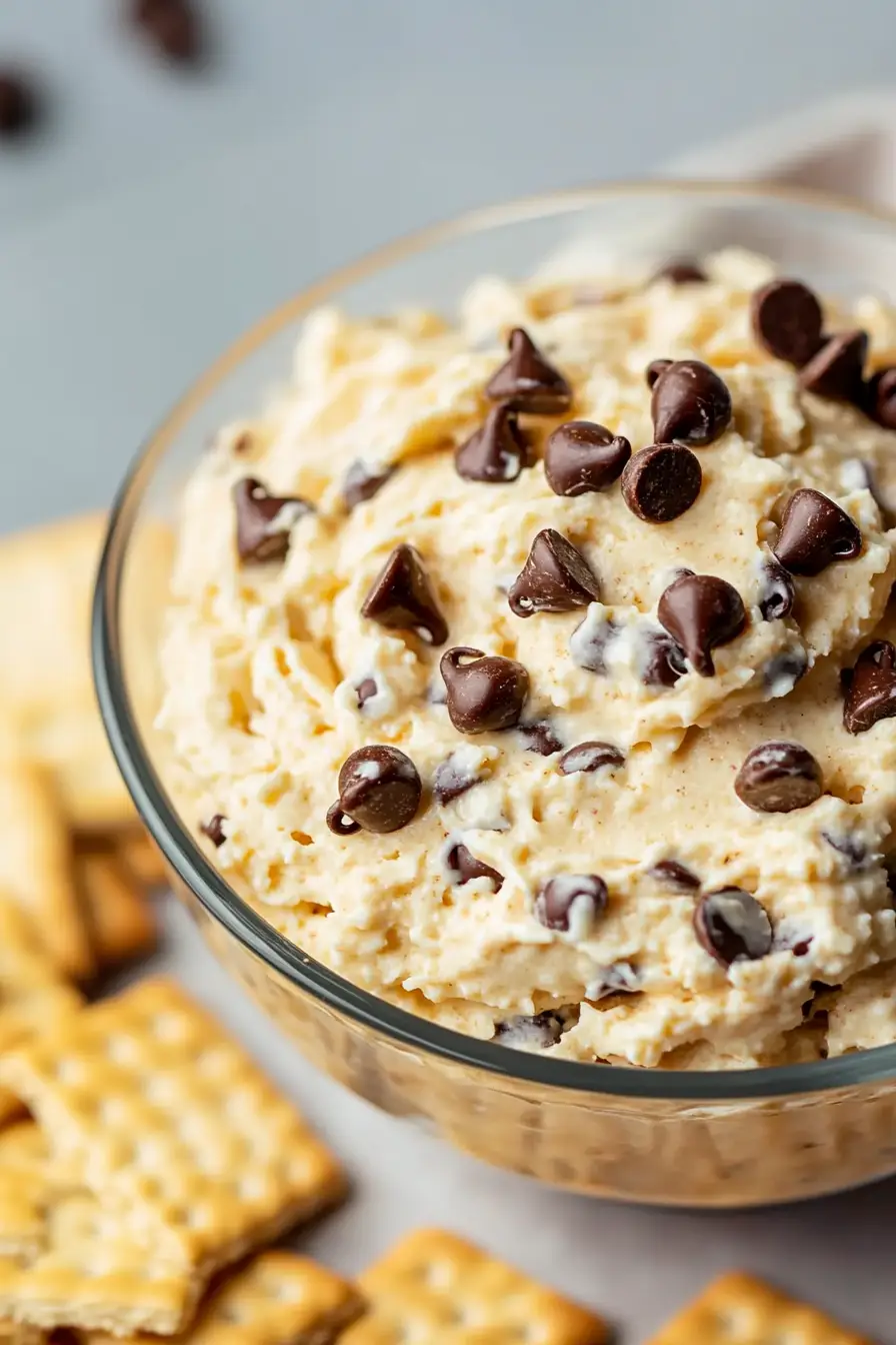 Quick Chocolate Chip Cookie Dough Dip