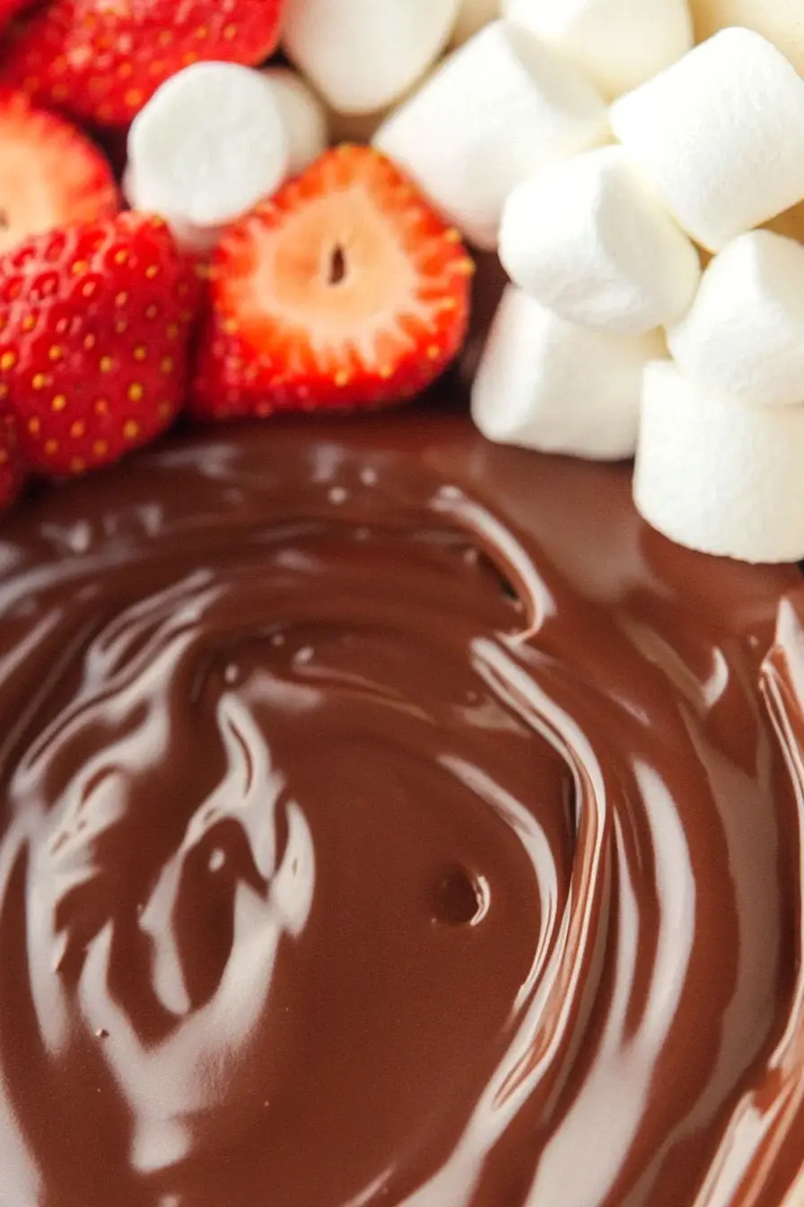 Perfect Party Crockpot Chocolate Fondue