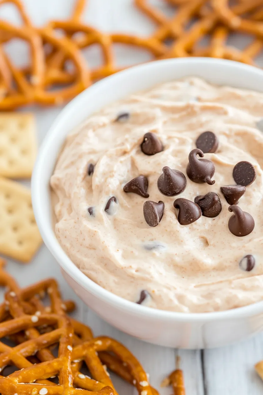 Tasty Greek Yogurt Chocolate Chip Cookie Dough Dip