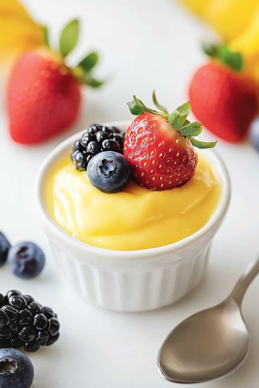 Tasty Egg Yolk Vanilla Custard