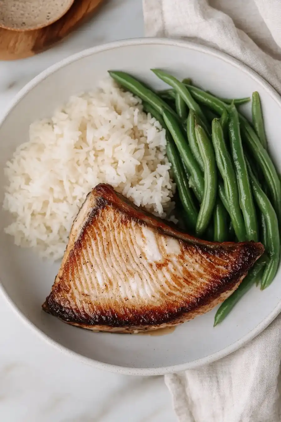 Delicious Baked Swordfish Steak