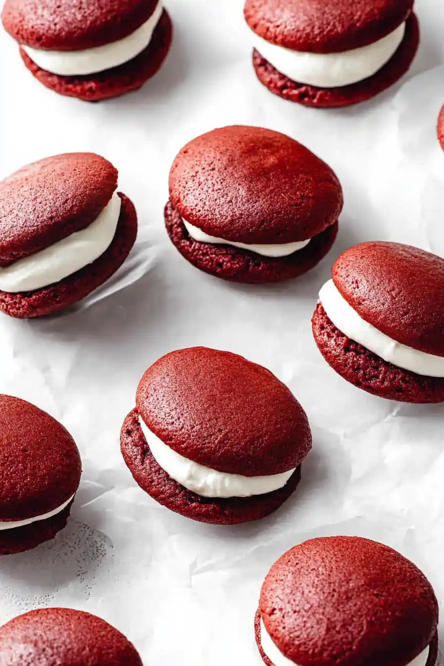 Sweet Mini Red Velvet Whoopie Pies