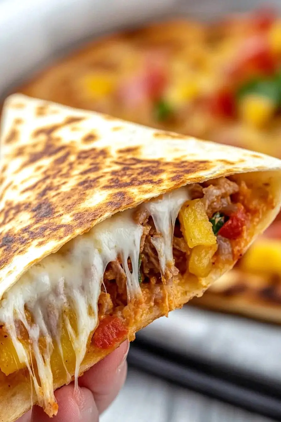 Delicious Quesadillas Al Pastor