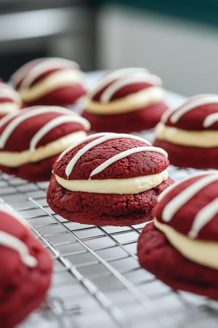 Moist Homemade Red Velvet Whoopie Pies