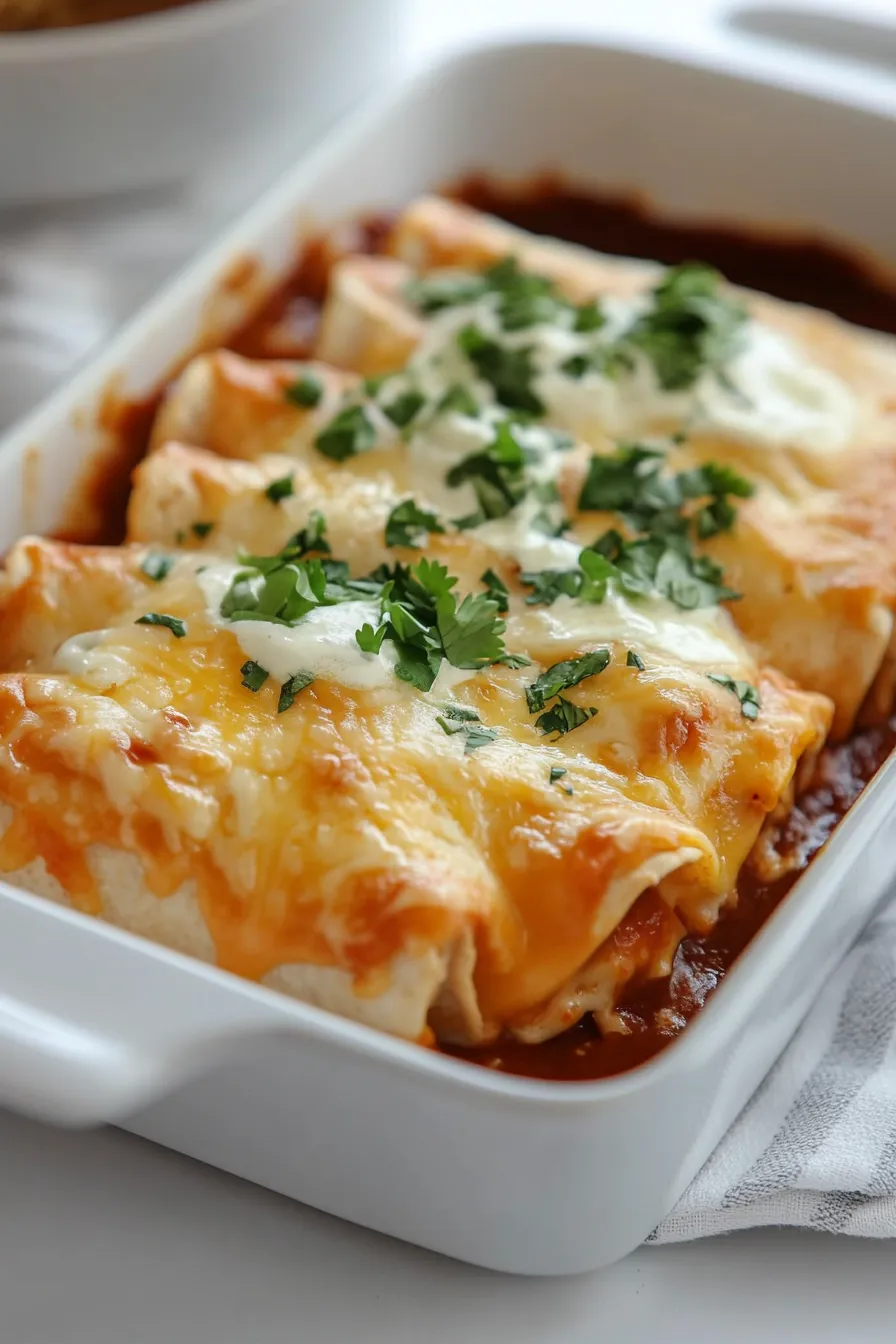 Simple Oven Baked Burritos Recipe