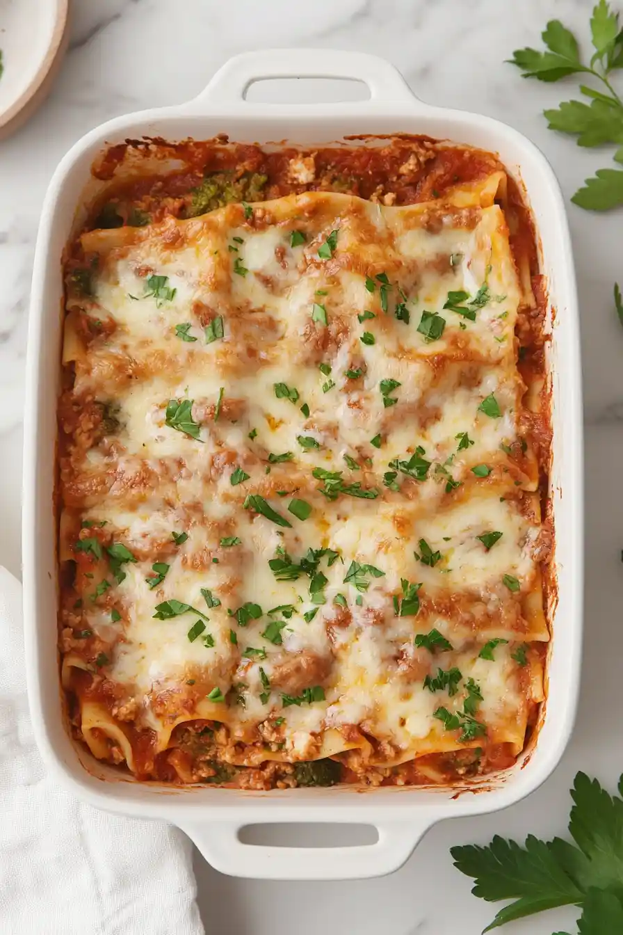 Healthy Vegetable Lasagna Casserole