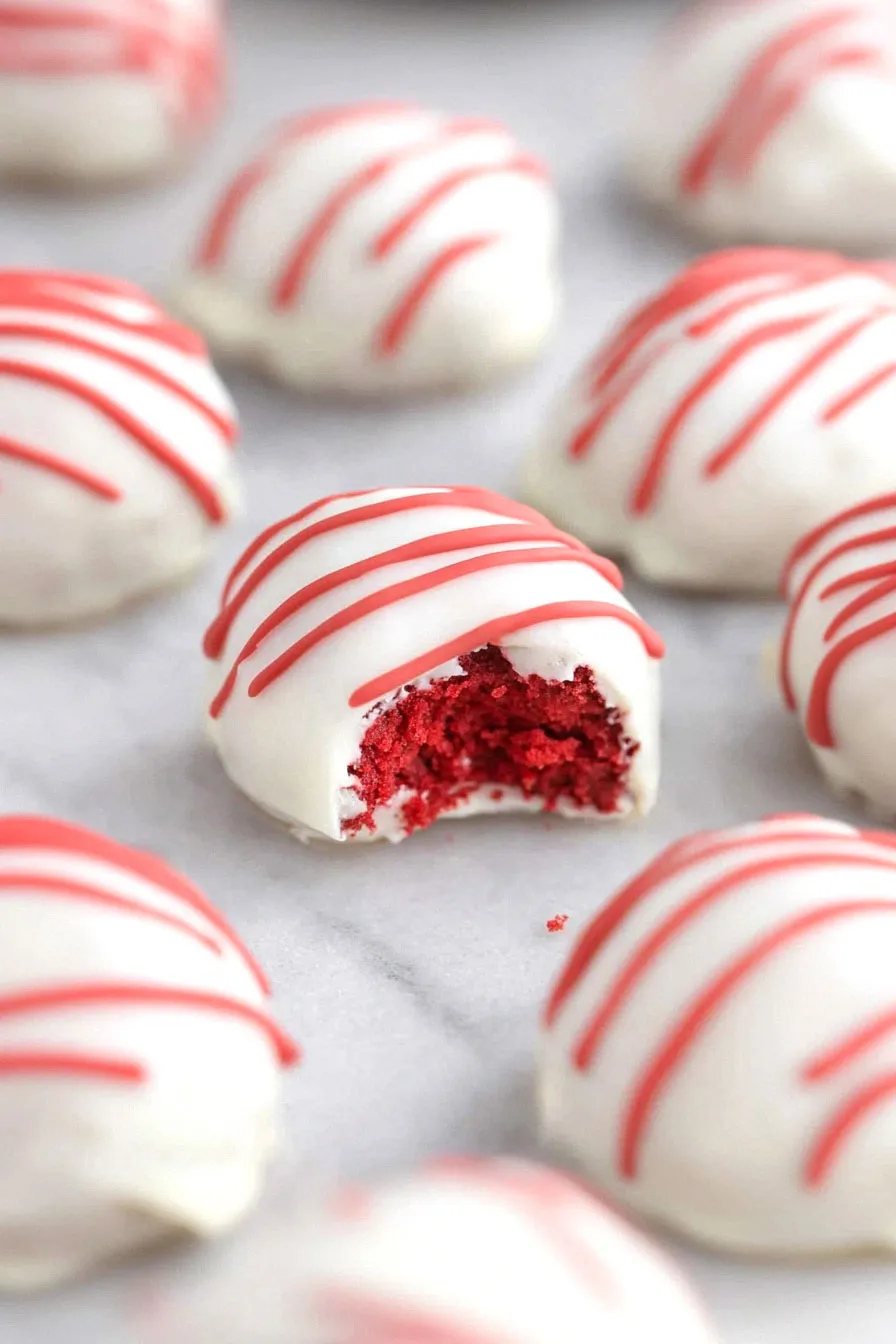 Easy Red Velvet Cake Bites