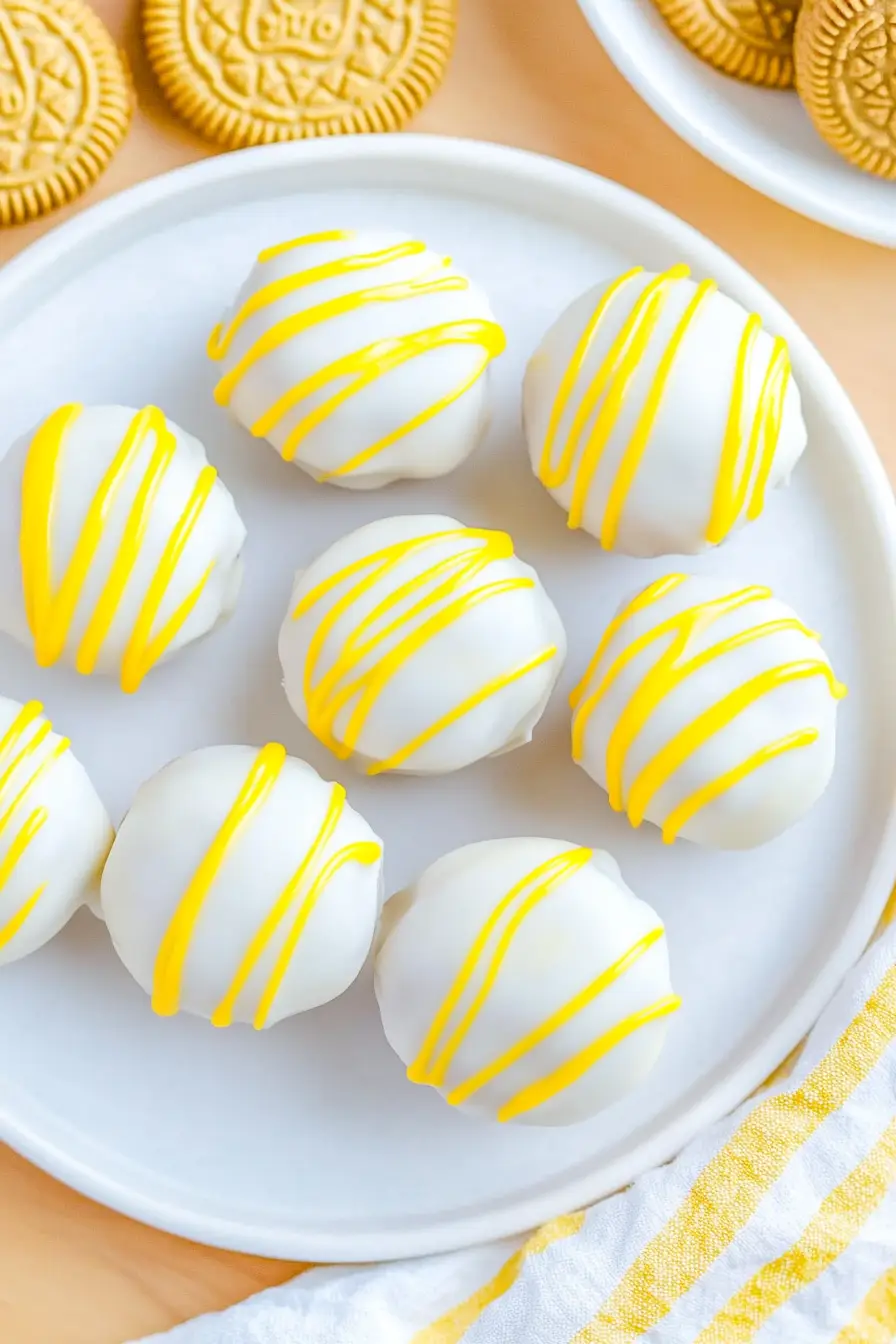 Delicious Lemon Oreo Truffles