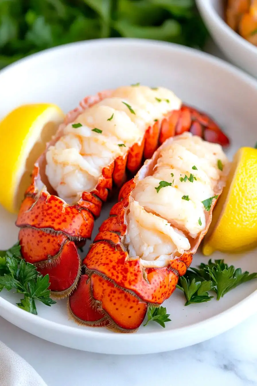 Quick Steamed Lobster Tails