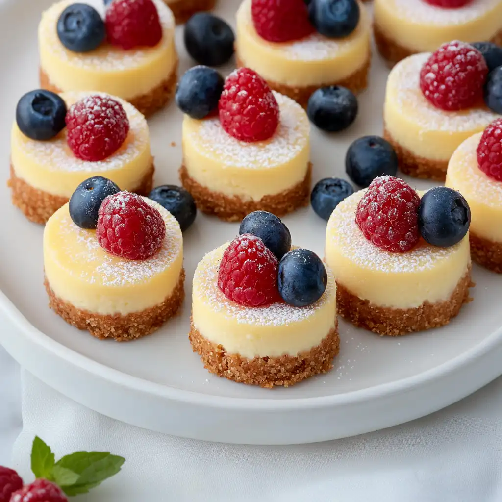 Healthy Mini Cheesecakes with Almond Flour