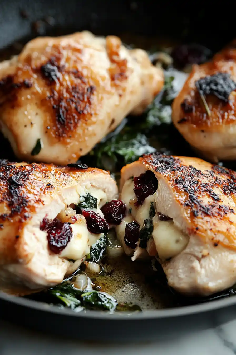 Easy Cranberry Stuffed Chicken Breast Recipe