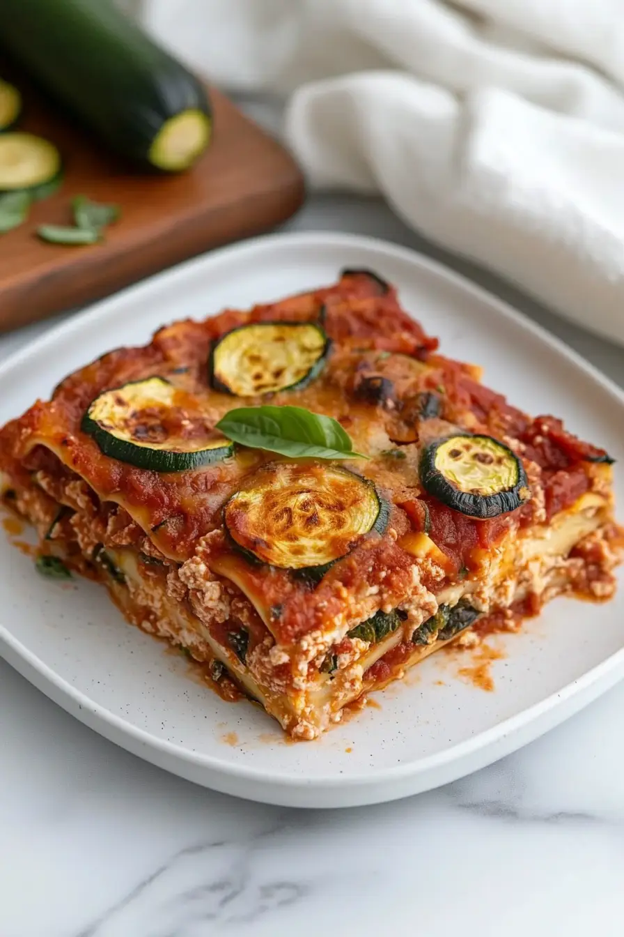 Hearty Gluten Free Dairy Free Vegetable Lasagna