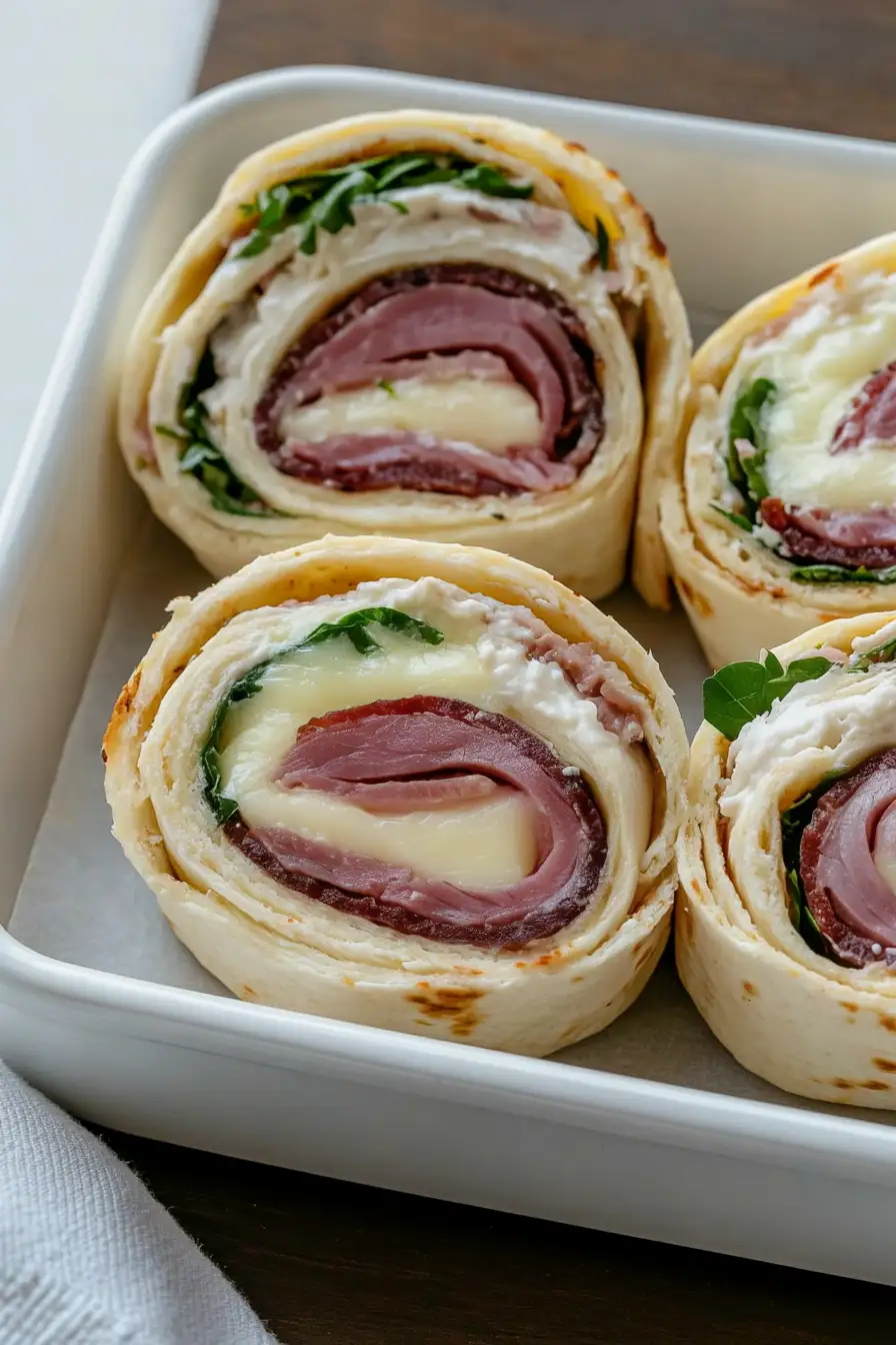 Delicious Pastrami Tortilla Roll Ups