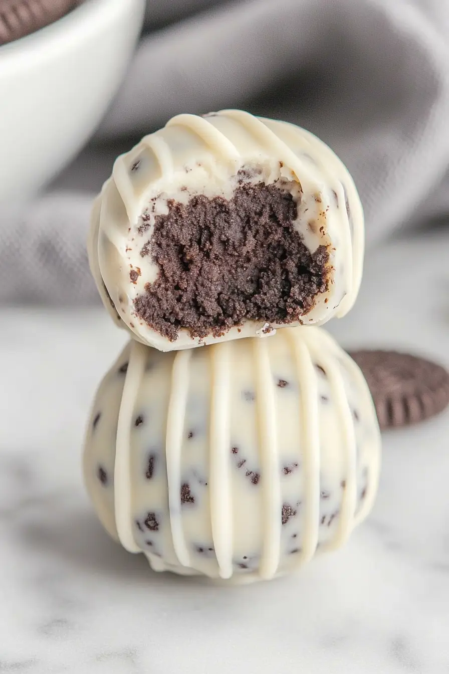 Quick Oreo Balls with Cream Cheese