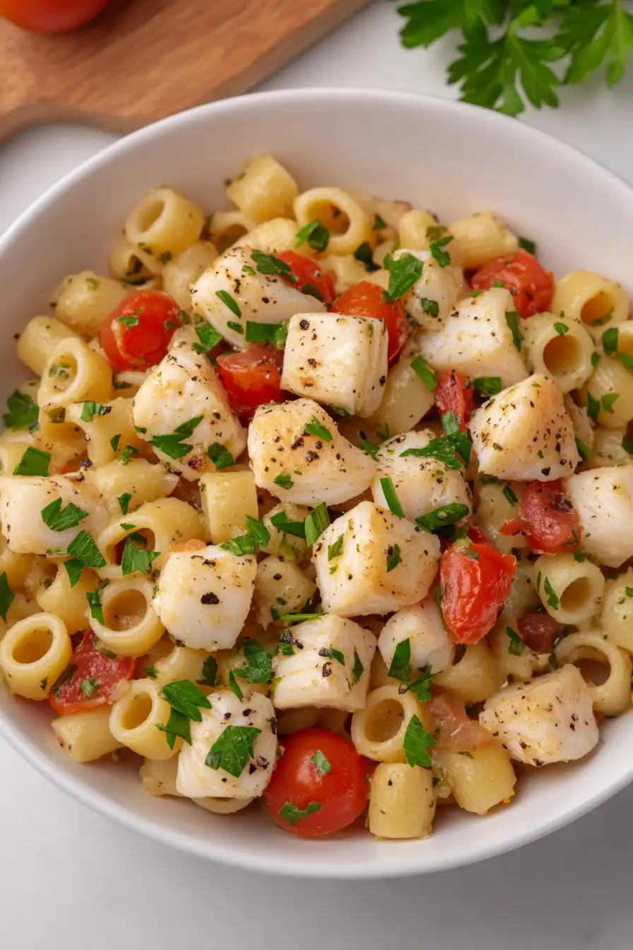 Easy Pasta with Swordfish