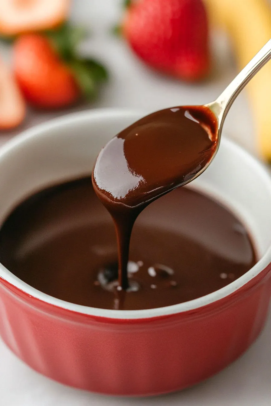 Decadent Chocolate Fondue with Fruit
