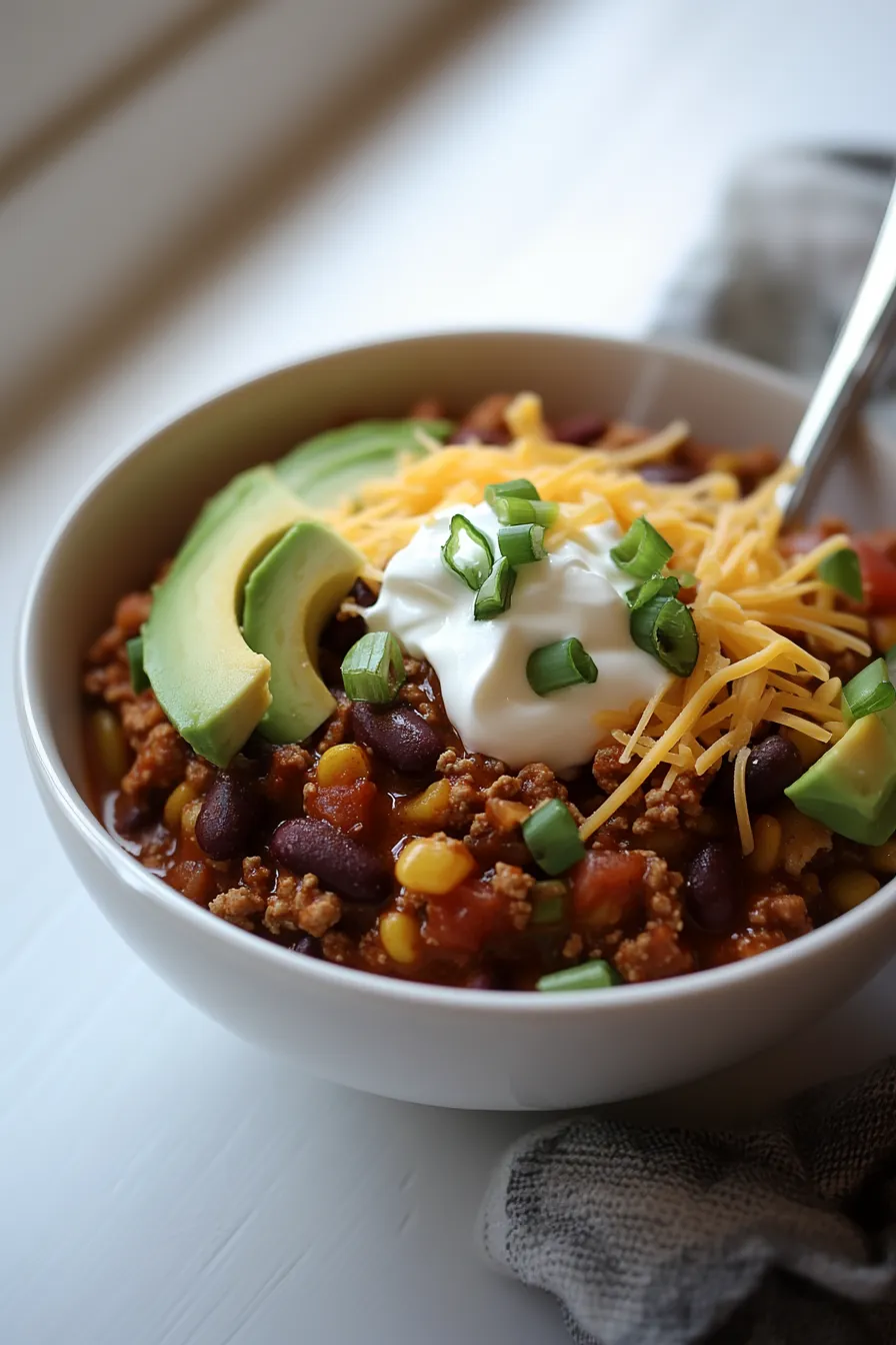 Quick Turkey Chili Recipe