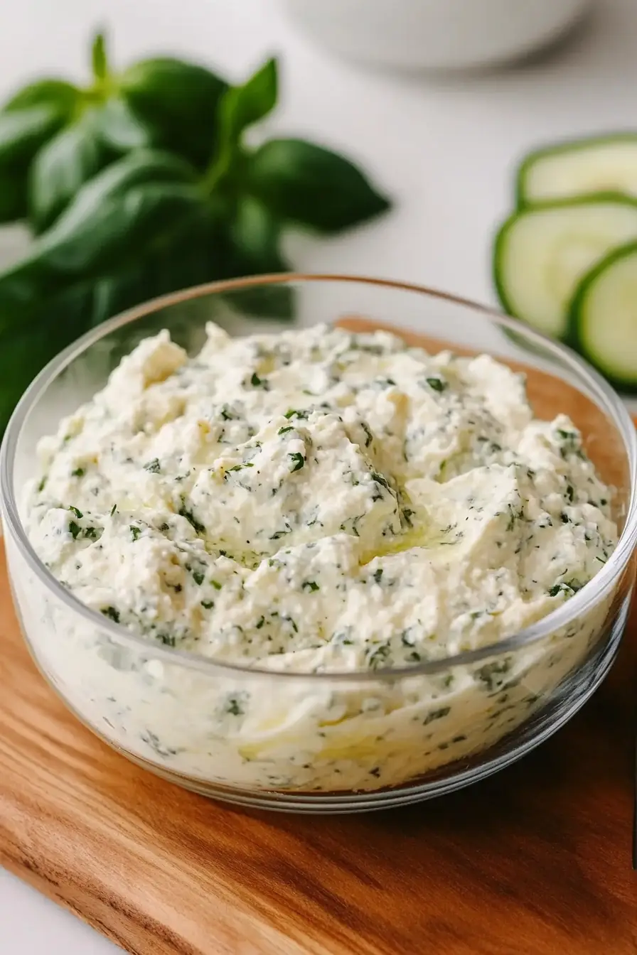 Healthy Ricotta Veggie Dip