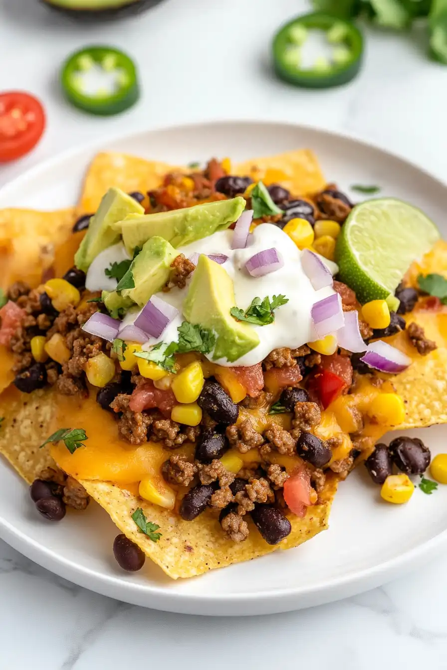 Cheesy Oven Baked Nachos