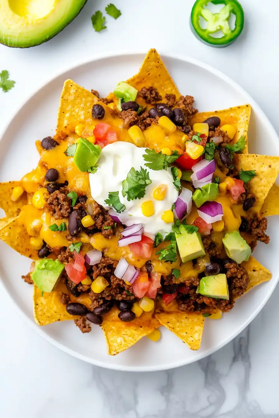 Cheesy Oven Baked Nachos