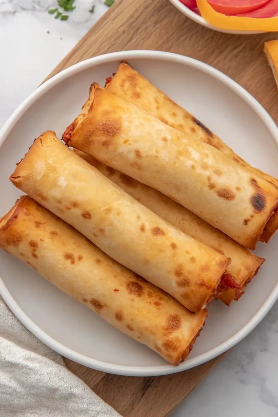 Quick Air Fryer Tortilla Pizza Roll Ups