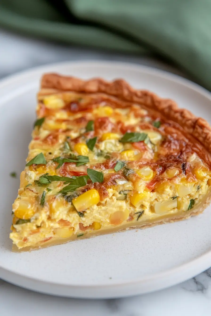 Healthy Corn Quiche