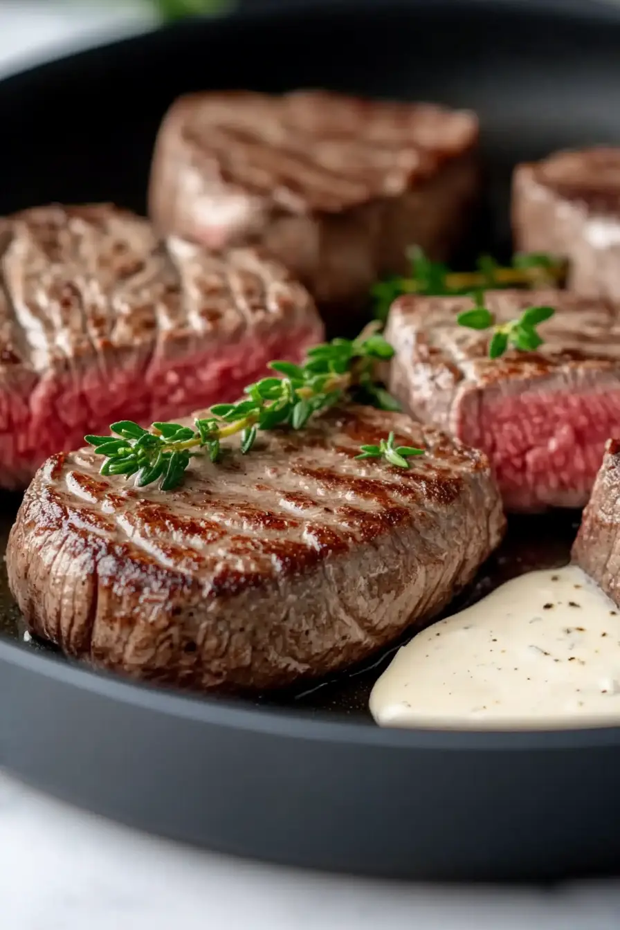 Mouthwatering Pan Seared Filet Mignon