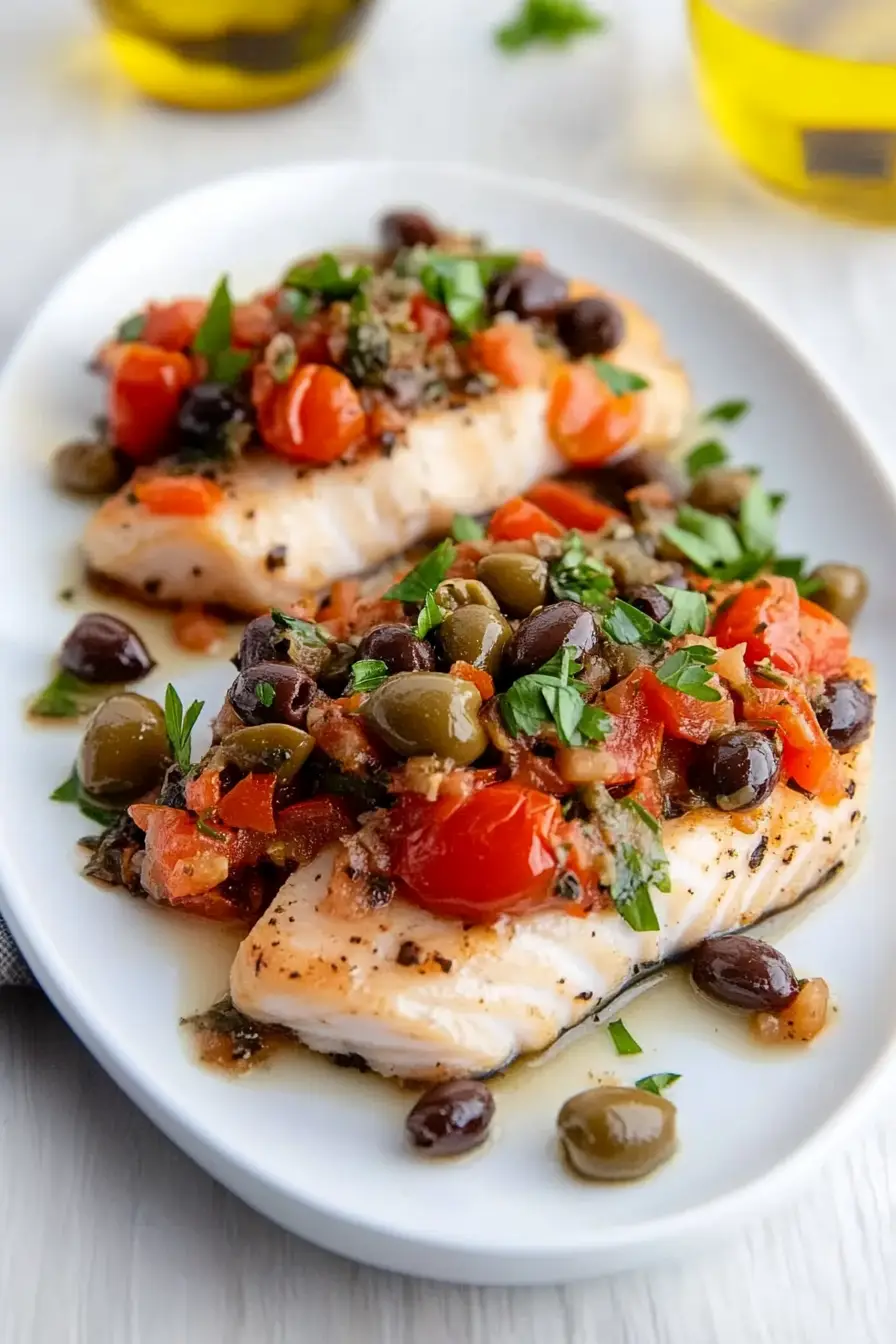 Easy Swordfish with Tomatoes Recipe