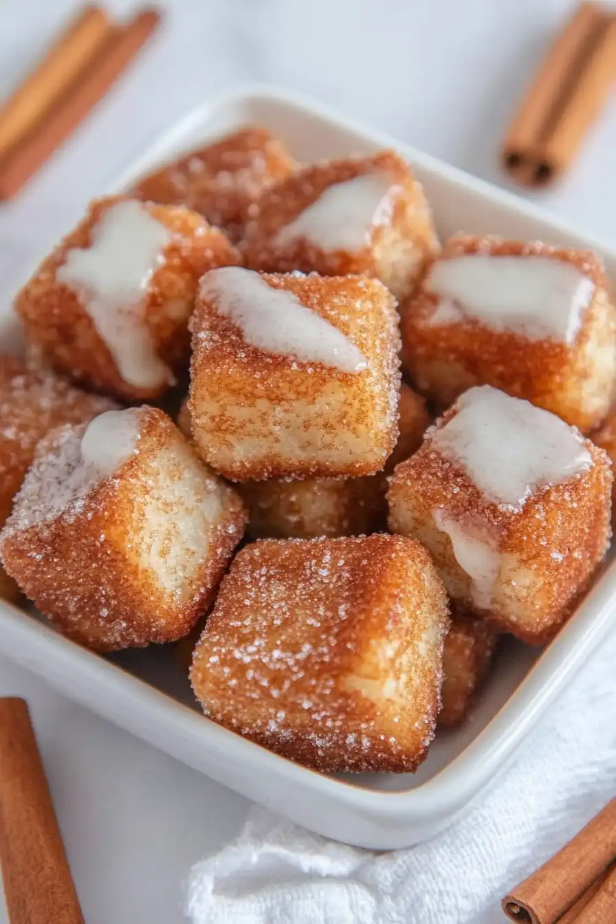 Tasty Angel Cake Churro Bites