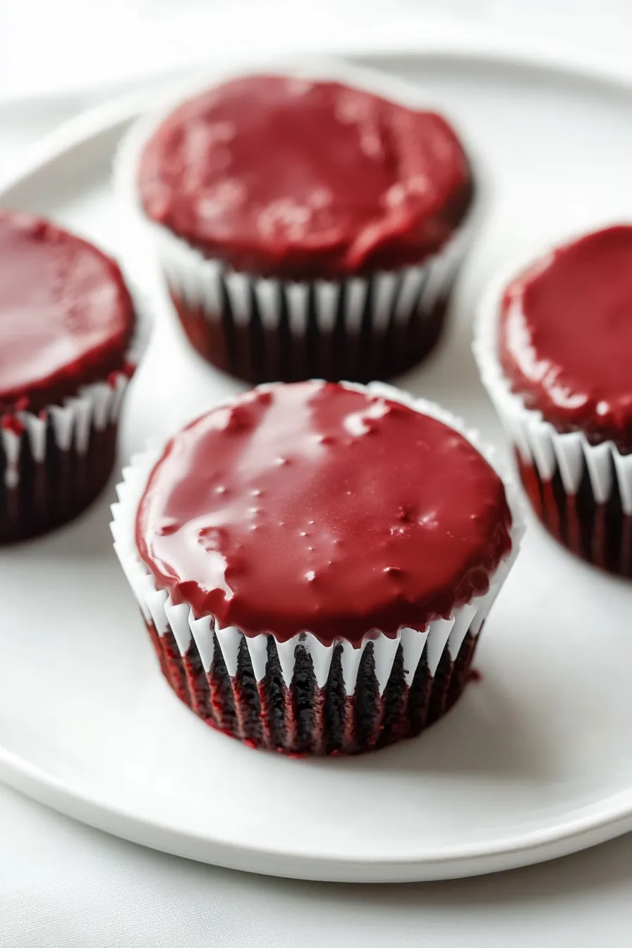 Irresistible Mini Red Velvet Cheesecakes